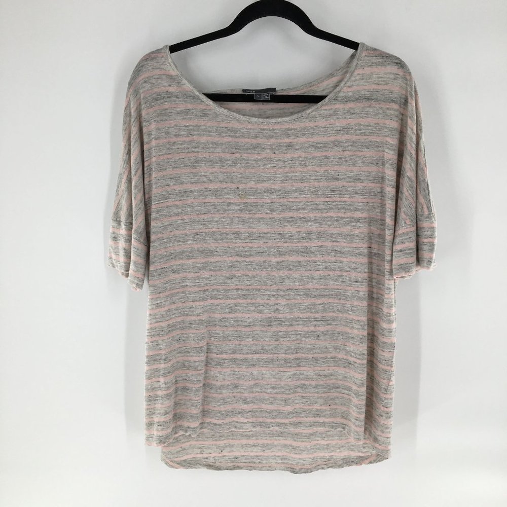 VINCE. Stripe Long sleeve Tee's (W2-163) ⁂